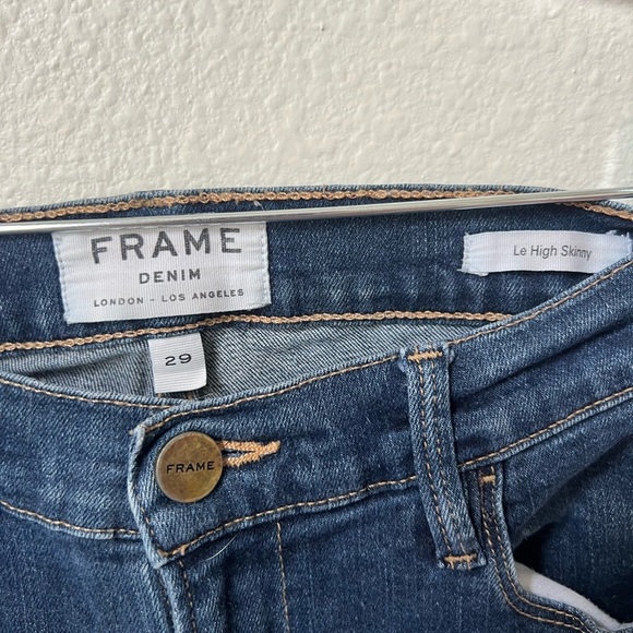 FRAME Denim Le High Skinny Altair Ankle Jeans Size 29 - Picture 6 of 6
